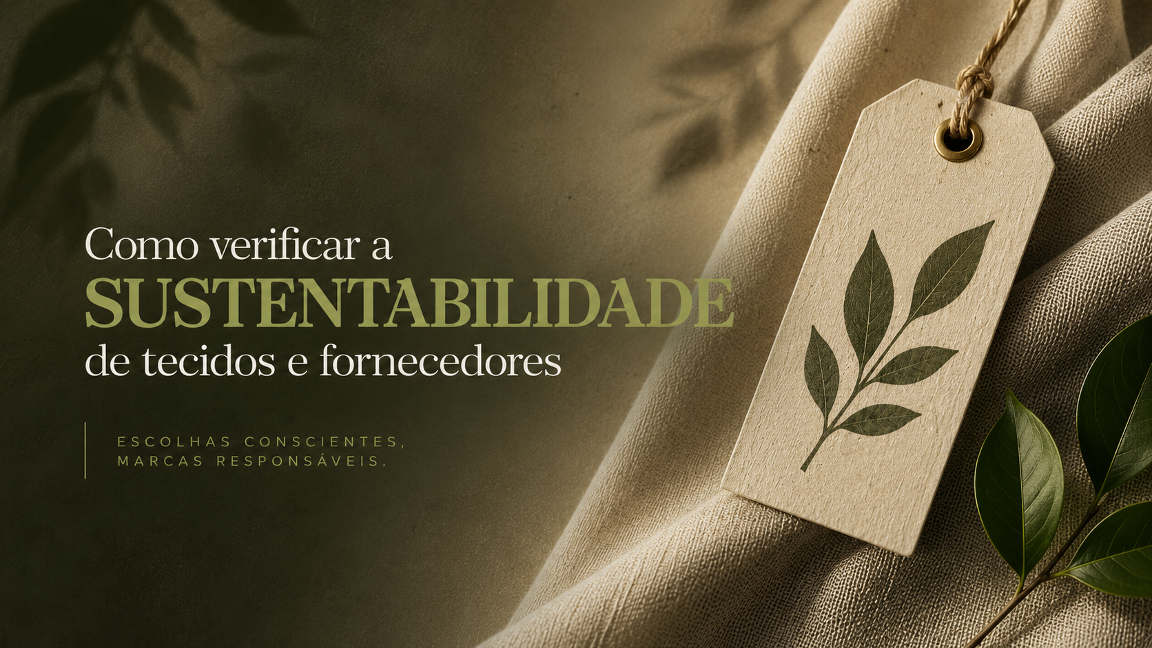Masterclass: Como verificar a sustentabilidade de tecidos e fornecedores